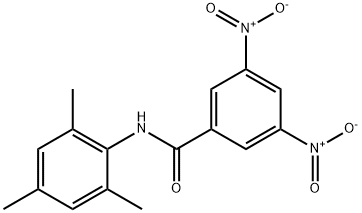 N-mesityl-3,5-dinitrobenzamide Struktur