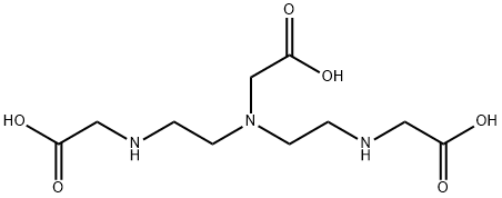 N,N-bis[2-[(carboxymethyl)amino]ethyl]glycine Struktur