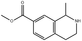 methyl 1-methyl-1,2,3,4-tetrahydroisoquinoline-7-carboxylate Struktur