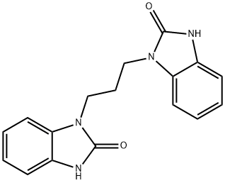 2H-Benzimidazol-2-one, 1,1'-(1,3-propanediyl)bis[1,3-dihydro- Struktur