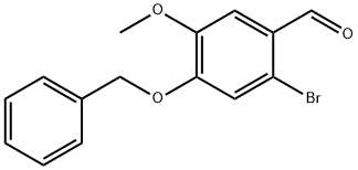 4-Benzyloxy-2-broMo-5-Methoxy-benzaldehyde Struktur