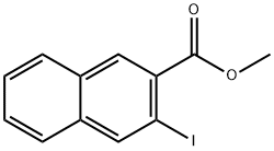 Methyl 3-iodonaphthalene-2-carboxylate Struktur