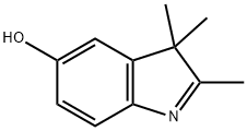 2,3,3-trimethyl-5-hydroxy-3H-indole Struktur