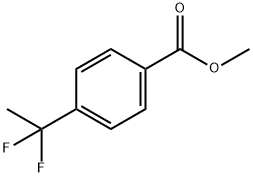 methyl 4-(1,1-difluoroethyl)benzoate Struktur