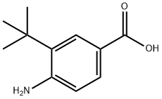 4-amino-3-(tert-butyl)benzoicacid Struktur