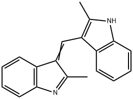 1H-Indole, 2-methyl-3-[(2-methyl-3H-indol-3-ylidene)methyl]-