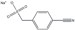 sodium p-cyanophenylmethylsulfonate Struktur