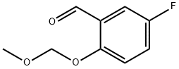 5-Fluoro-2-(methoxymethoxy)benzaldehyde Struktur