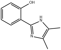 Phenol, 2-(4,5-dimethyl-1H-imidazol-2-yl)- Structure