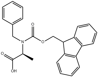 N-Fmoc-N-benzyl-L-alanine Struktur