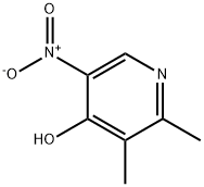 2,3-dimethyl-5-nitropyridin-4-ol Struktur