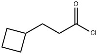 3-cyclobutylpropanoyl chloride Struktur