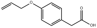 2-[4-(prop-2-en-1-yloxy)phenyl]acetic acid Struktur