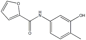 N-(3-hydroxy-4-methylphenyl)-2-furamide Struktur