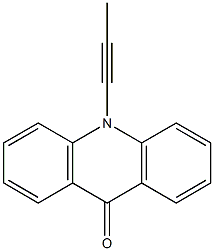 10-(prop-1-yn-1-yl)-9,10-dihydroacridin-9-one Struktur