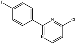 4-CHLORO-2-(4-FLUOROPHENYL)PYRIMIDINE Struktur