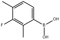 3-Fluoro-2,4-dimethylphenylboronic acid Struktur