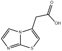 Imidazo[2,1-b]thiazole-3-acetic acid Struktur