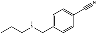 4-[(propylamino)methyl]benzonitrile Struktur