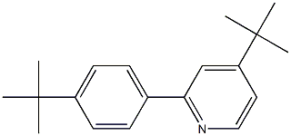 4-(tert-Butyl)-2-[4-(tert-butyl)phenyl]pyridine, 95% Struktur