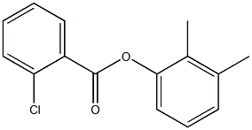 2,3-dimethylphenyl 2-chlorobenzoate Struktur