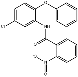 N-(5-chloro-2-phenoxyphenyl)-2-nitrobenzamide Struktur