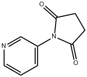 1-pyridin-3-ylpyrrolidine-2,5-dione Struktur