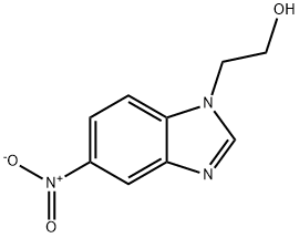 1H-Benzimidazole-1-ethanol, 5-nitro- Struktur