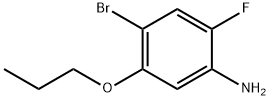 Benzenamine, 4-bromo-2-fluoro-5-propoxy- Struktur