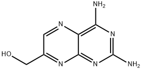 7-Pteridinemethanol, 2,4-diamino- Struktur