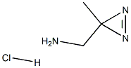 (3-methyl-3H-diazirin-3-yl)methanamine hydrochloride Struktur