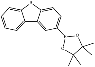 2-(Dibenzo[b,d]thiophen-2-yl)-4,4,5,5-tetramethyl-1,3,2-dioxaborolane Struktur