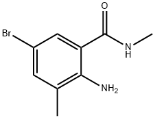 2-Amino-5-bromo-N,3-dimethylbenzamide Struktur