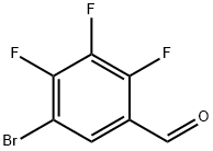 5-broMo-2,3,4-trifluorobenzaldehyde Struktur