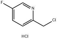 2-(CHLOROMETHYL)-5-FLUOROPYRIDINE HYDROCHLORIDE Struktur