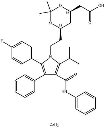 2-((4R,6R)-6-(2-(2-(4-fluorophenyl)-5-isopropyl-3-phenyl-4-(phenylcarbamoyl)-1H-pyrrol-1-yl)ethyl)-2,2-dimethyl-1,3-dioxan-4-yl)acetic acid