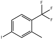 4-Iodo-2-methyl-1-(trifluoromethyl)benzene Struktur