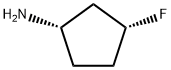 (1S,3R)-3-fluorocyclopentan-1-aMine Struktur