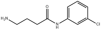 4-amino-N-(3-chlorophenyl)butanamide Struktur