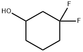 3,3-difluorocyclohexanol Struktur