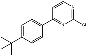 2-Chloro-4-(4-tert-butylphenyl)pyrimidine Struktur