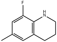 8-fluoro-6-methyl-1,2,3,4-tetrahydroquinoline Struktur