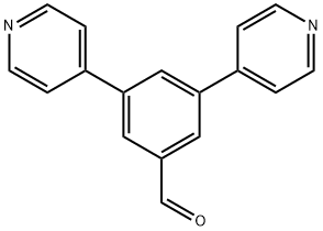 3,5-bis(4-pyridyl)benzaldehyde Struktur