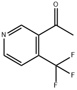 1-[4-(Trifluoromethyl)-3-pyridinyl]-ethanone Struktur