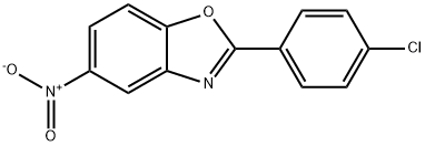 2-(4-Chlorophenyl)-5-nitrobenzoxazole Struktur