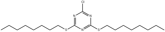 1,3,5-Triazine, 2-chloro-4,6-bis(octylthio)-