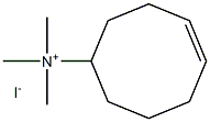 (4Z)-N,N,N-trimethylcyclooct-4-en-1-aminium iodide Struktur