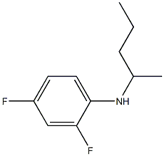 2,4-difluoro-N-(pentan-2-yl)aniline Struktur