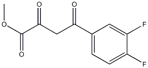 methyl 4-(3,4-difluorophenyl)-2,4-dioxobutanoate Struktur