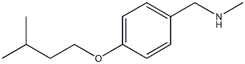 methyl({[4-(3-methylbutoxy)phenyl]methyl})amine Struktur